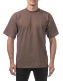 Pro Club Men's Heavyweight Cotton Short Sleeve Crew Neck T-Shirt, Yellow, X-Large