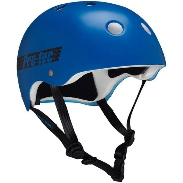 Pro Tec Classic Certified Bike Skate Helmet Blue Retro, XS