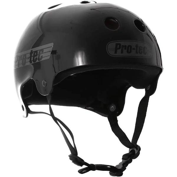 Pro Tec Classic Skate Bucky Helmet Solid Black L
