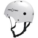 Pro Tec Classic Skate Helmet Gloss White, S