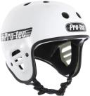 Pro-Tec Gloss White Fullcut Certified Skateboarding Helmet
