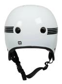 Pro-Tec Gloss White Fullcut Certified Skateboarding Helmet