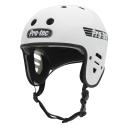 Pro-Tec Gloss White Fullcut Certified Skateboarding Helmet