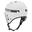 Pro-Tec Gloss White Fullcut Certified Skateboarding Helmet
