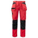 Projob Mens Cargo Trousers Red 34R