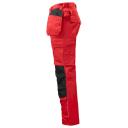 Projob Mens Cargo Trousers Red 34R