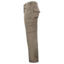 Projob Mens Plain Cargo Trousers Grey 42R Polyester Cotton Men Cargo Trouser