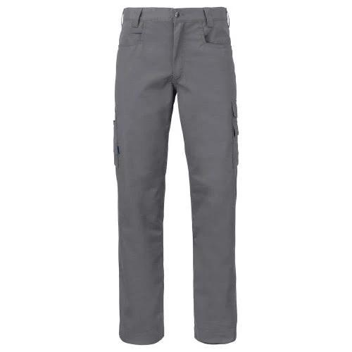 Projob Mens Plain Cargo Trousers Grey 42R Polyester Cotton Men Cargo Trouser