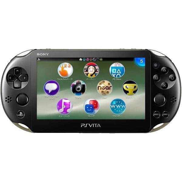 PS Vita Wi-Fi Console Khaki Black PCH-2000 ZA16 Japan Sony Console