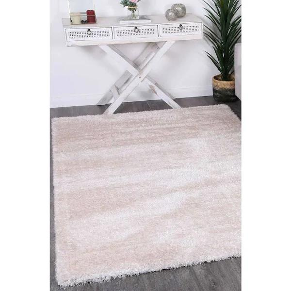 Puffy Soft Shag Ivory Rug 120x170cm