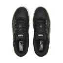 PUMA-180 Leather Unisex Sneakers in Black/Frosted Ivory/Shadow Gray, Size 6