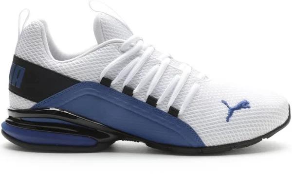 Puma Adult Mens Axelion Interest MG Running Athletic Puma White Surf The Web US 8.5