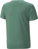 Puma Boys Essential 2 Colour Logo Tee Green L @ Rebel Active