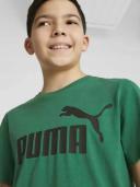 Puma-Boys Green Logo T-Shirt