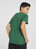 Puma-Boys Green Logo T-Shirt