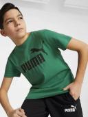 Puma-Boys Green Logo T-Shirt