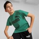 Puma-Boys Green Logo T-Shirt