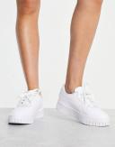Puma Cali Dream Sneakers in White and Light Blue