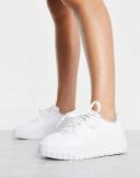 Puma Cali Dream Sneakers in White and Light Blue