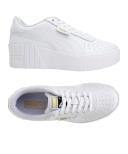 Puma, Cali Wedge Women's Sneakers, Female, White, 9.5, Footwear