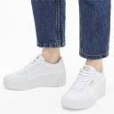 Puma, Cali Wedge Women's Sneakers, Female, White, 9.5, Footwear