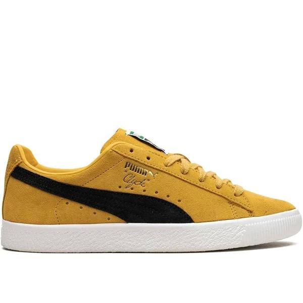 Puma Clyde OG Yellow / Black Shoes - Size 9 - Yellow sizzle-puma Black