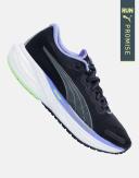 Puma Deviate Nitro 2 Trainers Black Blue Green Light Women - 40.5