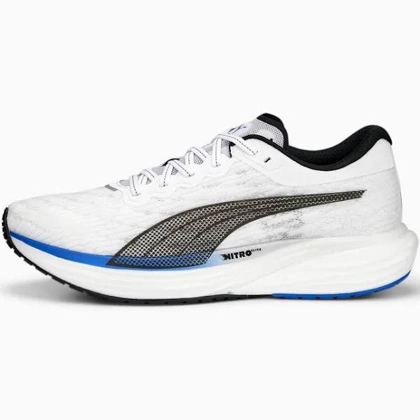 Puma Deviate Nitro 2 Trainers White Black Blue - 44