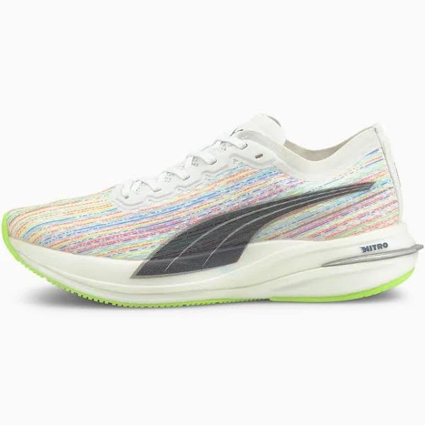 Puma Deviate Nitro Spectra White Womens Running Trainers