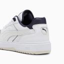 Puma Doublecourt Shoes White Navy Blue - 36