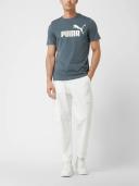 Puma Ess Logo Tee Charcoal S
