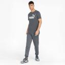 Puma Ess Logo Tee Charcoal S