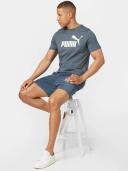 Puma Ess Logo Tee Charcoal S