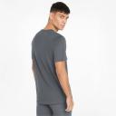Puma Ess Logo Tee Charcoal S