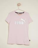 Puma Ess Logo Tee Girls Medium