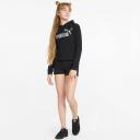 Puma Ess+ Shorts Black 11-12 Years Girl