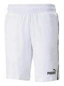 Puma Ess+ Tape 9 Shorts White XL Man