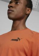 Puma Ess+ Tape Short Sleeve T-Shirt Orange XL Man