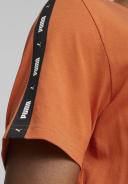 Puma Ess+ Tape Short Sleeve T-Shirt Orange XL Man