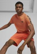 Puma Ess+ Tape Short Sleeve T-Shirt Orange XL Man