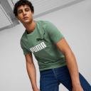 Puma Essentials+ 2 Colour Logo Tee. Mens. Vine L