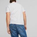 Puma Essentials+ 2 Col Logo Short Sleeve T-Shirt White Black Orange - L