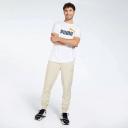 Puma Essentials+ 2 Col Logo Short Sleeve T-Shirt White Black Orange - L