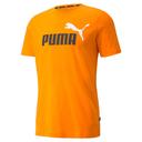 Puma Essentials+ 2 Colour Logo Tee Mens Medium