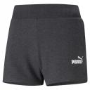 Puma Essentials 4 Inch Sweat Shorts TR - Womens - Dark Grey Heather