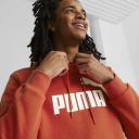 Puma Essentials Big Logo Slim Hoodie Red White - XL