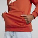 Puma Essentials Big Logo Slim Hoodie Red White - XL