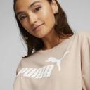 Puma Essentials Cropped Logo Tee Lotus, M / Pink