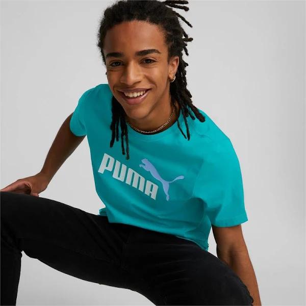 Puma Essentials Elevated Tee in Blue L