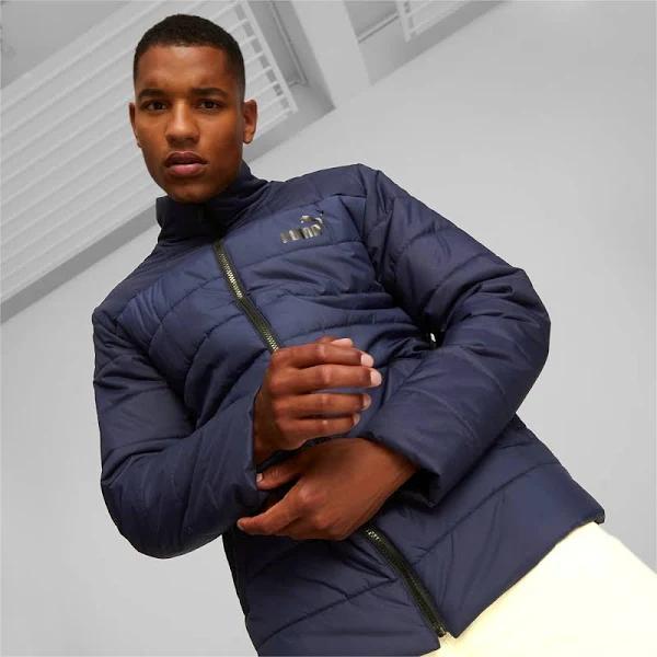 Puma Essentials+ Jacket Dark Blue Black - L